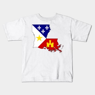 Cajun Louisiana Kids T-Shirt